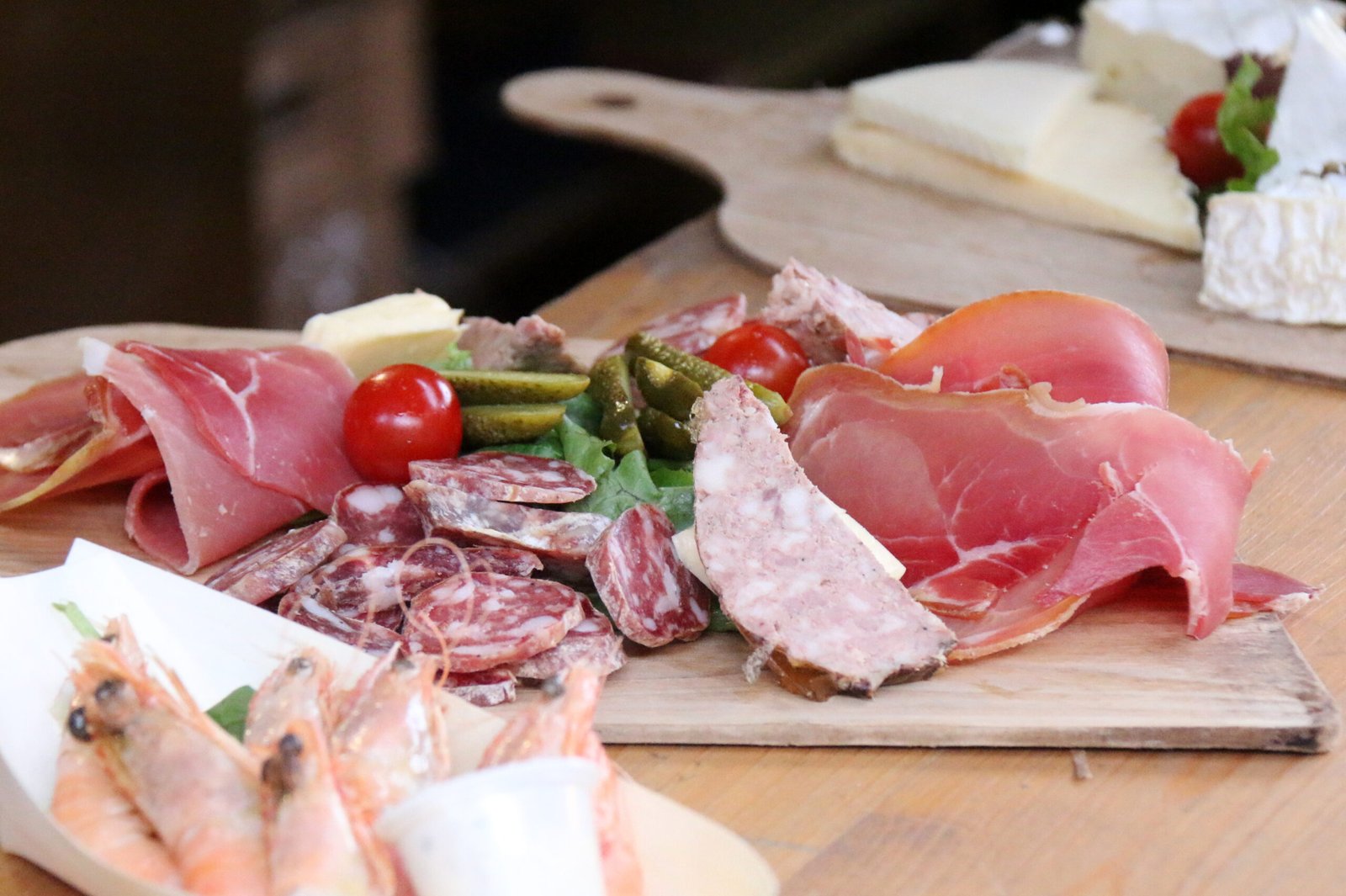 Plateau de charcuteries et de fromages