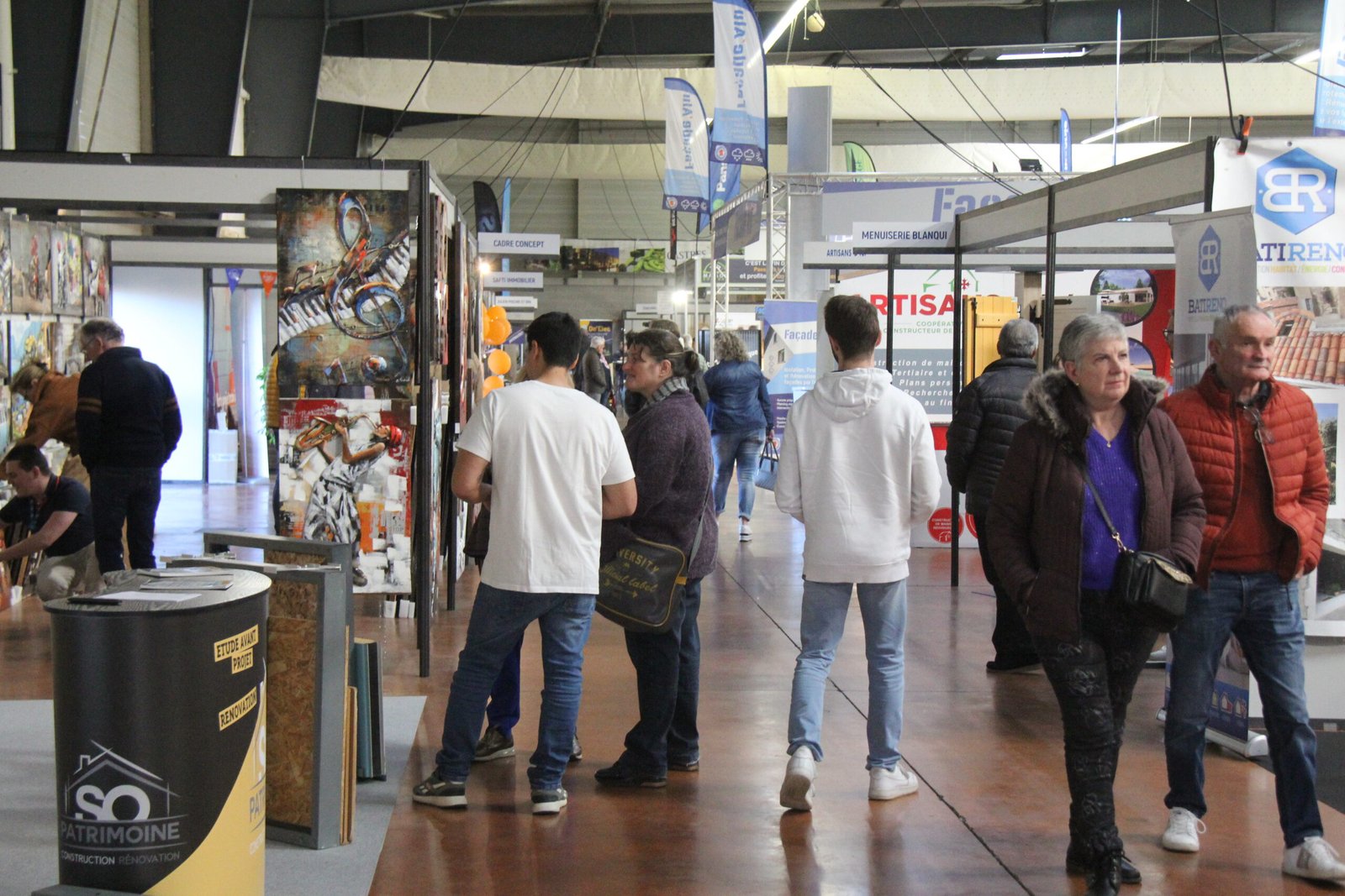 Salon de l'habitat foule