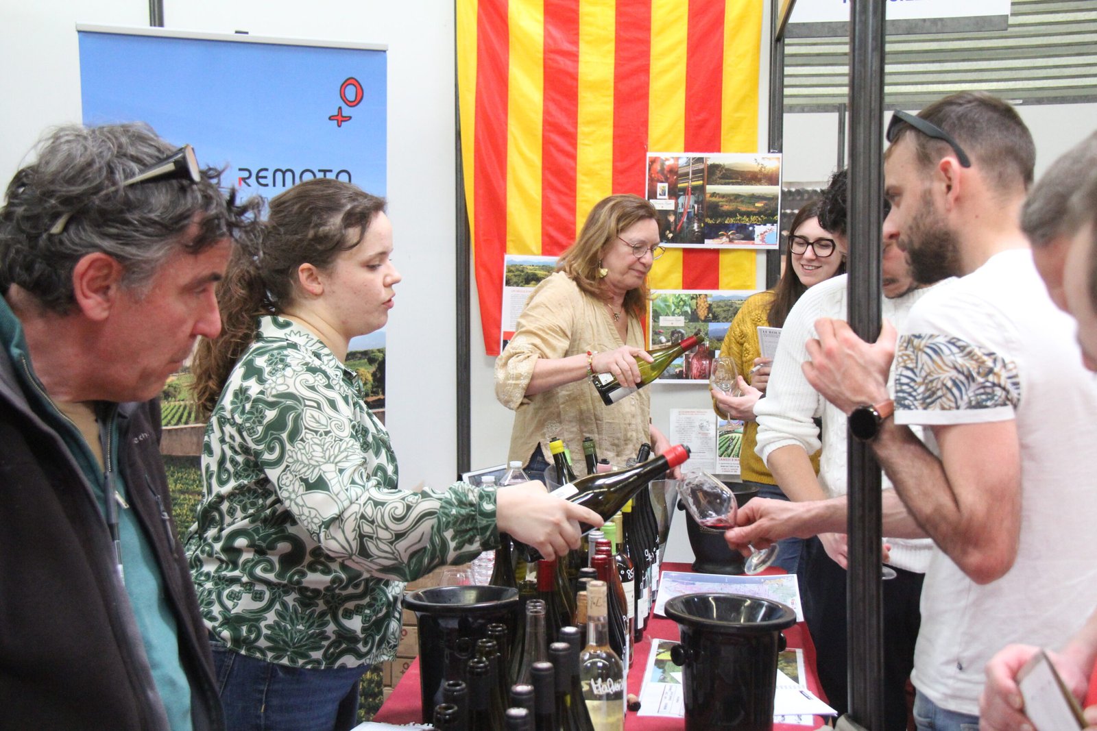 Dégustation de vin italien au Salon du Vin